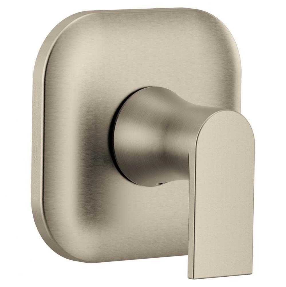 Genta 1-Handle M-CORE Transfer Valve Trim Kit in Brushed Nickel (Valve Not Included)