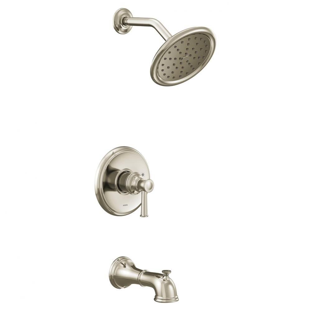Belfied M-CORE 2-Series Eco Performance 1-Handle Tub and Shower Trim Kit in Polished Nickel (Valve