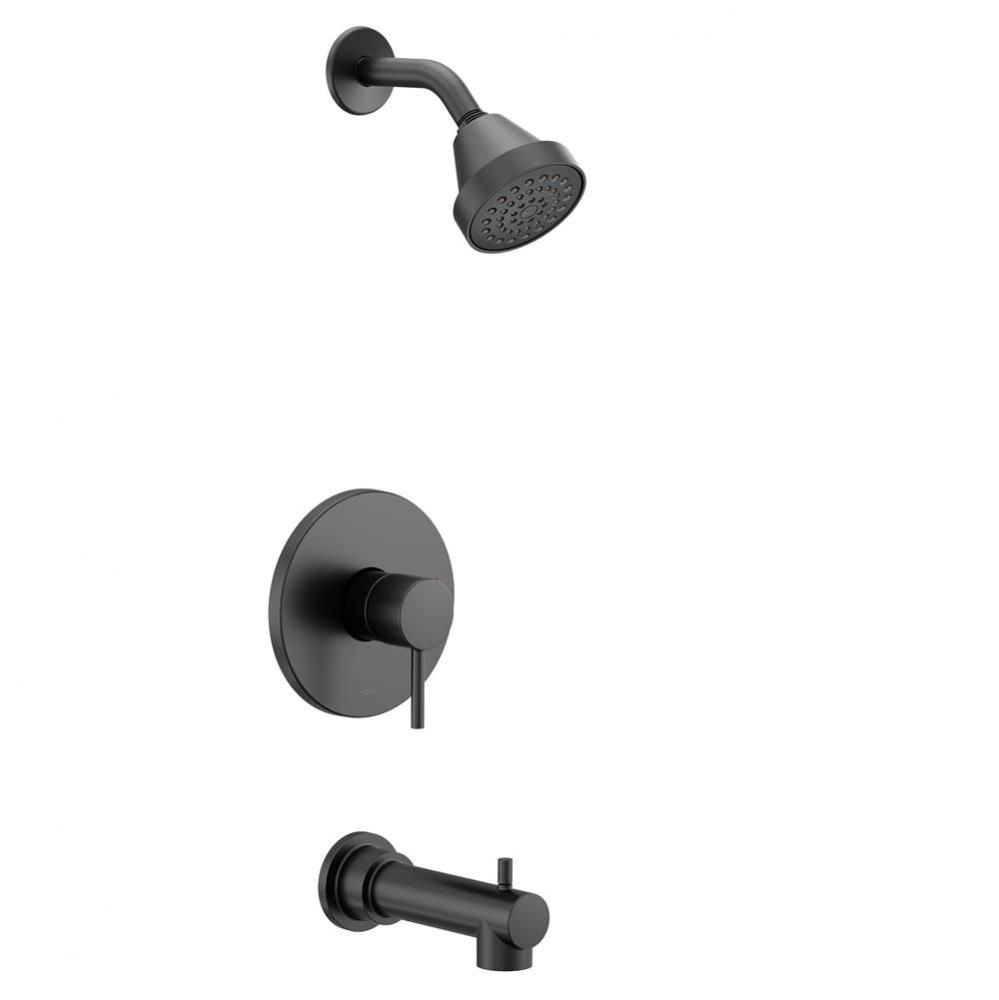 Align M-CORE 2-Series Eco Performance 1-Handle Tub and Shower Trim Kit in Matte Black (Valve Sold