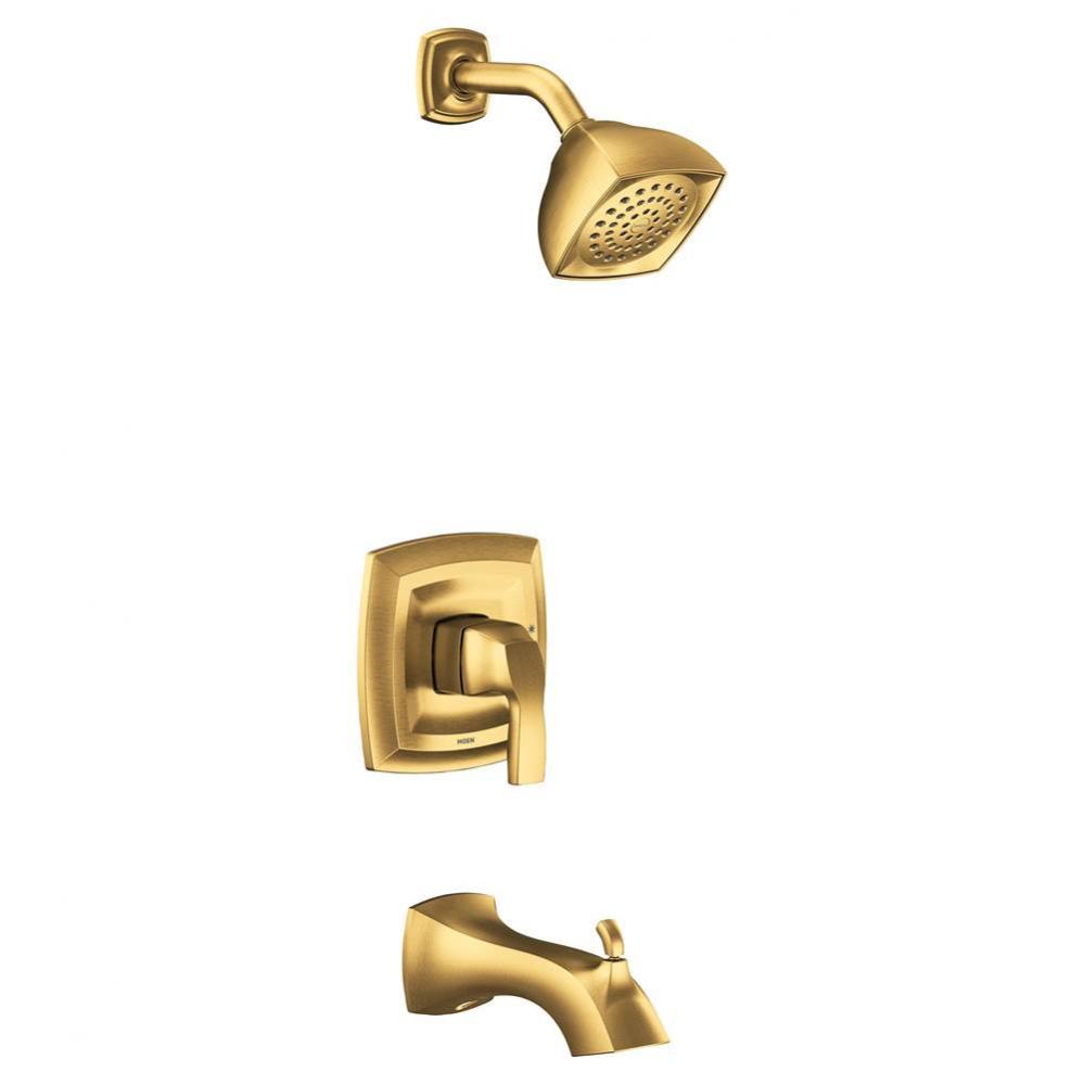 Voss M-CORE 2-Series Eco Performance 1-Handle Tub and Shower Trim Kit in Brushed Gold (Valve Sold