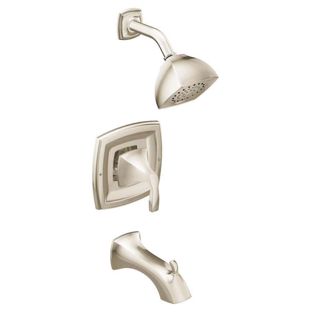 Voss Posi-Temp 1-Handle Tub and Shower Trim Kit in Polished Nickel (Valve Sold Separately)