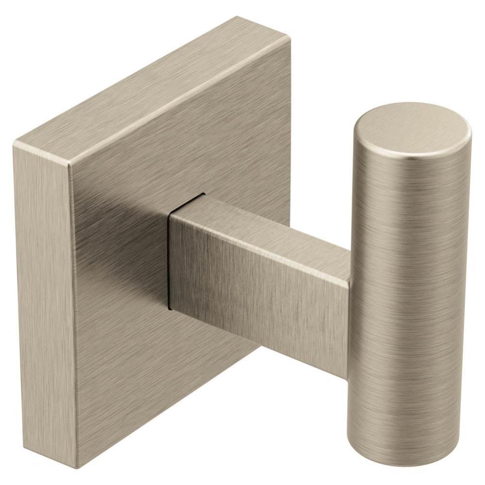 Brushed Nickel Single Robe Hook