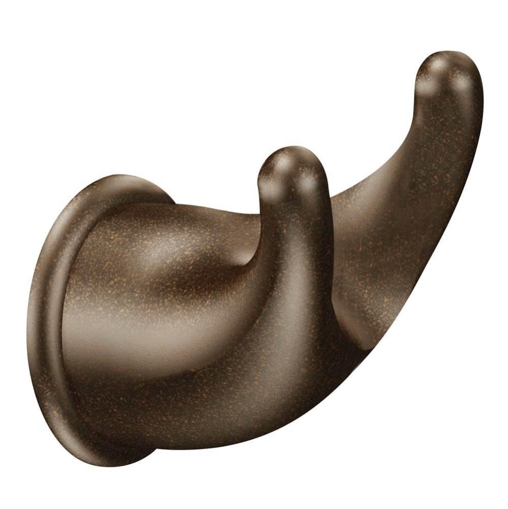 Old World Bronze Double Robe Hook