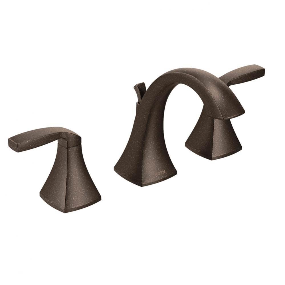 Voss 8 in. Widespread 2-Handle High-Arc Bathroom Faucet Trim Kit in Oil Rubbed Bronze (Valve Sold