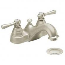 Moen 6101BN - Brushed nickel two-handle bathroom faucet
