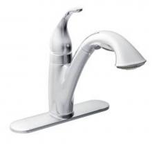 Moen 67545C - Chrome one-handle pullout kitchen faucet