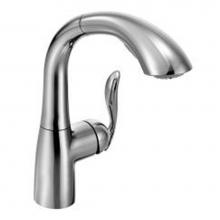 Moen 7294C - Chrome one-handle pullout kitchen faucet