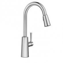 Moen 7402C - Chrome high arc pulldown kitchen faucet