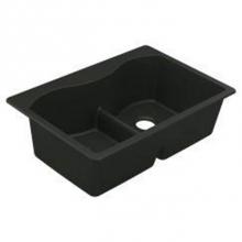 Moen GGB3027B - Granite granite double bowl dual mount sink