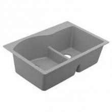 Moen GGR3029B - Granite granite double bowl dual mount sink