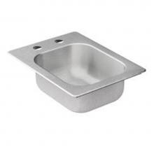 Moen KG2045522 - 16-3/8''x17-3/8'' stainless steel 20 gauge single bowl drop in sink