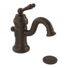 Moen S411ORB - Oil rubbed bronze one-handle bathroom faucet