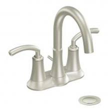 Moen S6510BN - Brushed nickel two-handle bathroom faucet