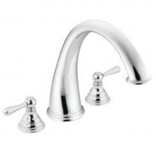 Moen T920 - Chrome two-handle roman tub faucet