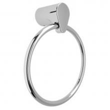 Moen YB4686CH - Edgestone Towel Ring Ch