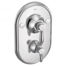 Moen TS32100 - Weymouth Posi-Temp with Built-in 3-Function Transfer Valve Trim Kit, Valve Required, Chrome