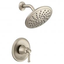 Moen T2282EPBN - Dartmoor Posi-Temp Rain Shower Single-Handle Shower Only Faucet Trim Kit in Brushed Nickel (Valve