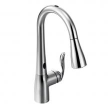Moen 7594EC - Arbor Motionsense Two-Sensor Touchless One-Handle Pulldown Kitchen Faucet Featuring Power Clean, C