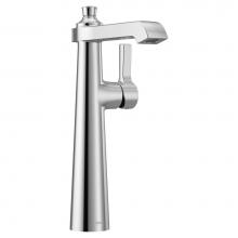 Moen S6982 - Flara One-Handle Single Hole Vessel Sink Bathroom Faucet, Chrome