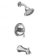 Moen UT24503EP - Wynford M-CORE 2-Series Eco Performance 1-Handle Tub and Shower Trim Kit in Chrome (Valve Sold Sep