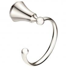 Moen YB5286NL - Wynford Bathroom Hand Towel Ring, Polished Nickel