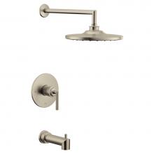 Moen UTS32003BN - Arris M-CORE 3-Series 1-Handle Tub and Shower Trim Kit in Brushed Nickel (Valve Sold Separately)