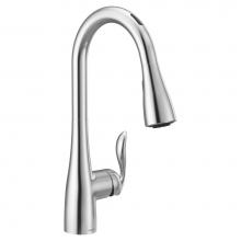 Moen 7594EVC - Arbor Smart Faucet Touchless Pull Down Sprayer Kitchen Faucet with Voice Control and Power Boost,