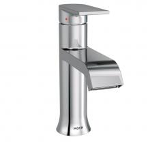 Moen 6702 - Genta LX One-Handle Single Hole Modern Bathroom Sink Faucet with Optional Deckplate, Chrome