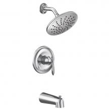 Moen UT2233EP - Eva M-CORE 2-Series Eco Performance 1-Handle Tub and Shower Trim Kit in Chrome (Valve Sold Separat