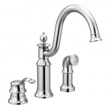 Moen S711 - Waterhill One-Handle High Arc Kitchen Faucet, Chrome