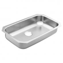 Moen GS18161 - 1800 Series 30-inch 18 Gauge Undermount Single Bowl Stainless Steel Kitchen Sink, 6-inch Depth