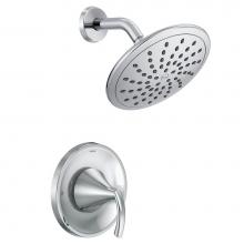 Moen T2842EP - Glyde Posi-Temp Rain Shower 1-Handle Shower Only Faucet Trim Kit in Chrome (Valve Sold Separately)