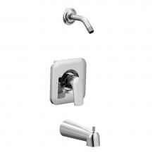 Moen T2813NH - Rizon 1-Handle Posi-Temp Tub and Shower Faucet Trim Kit in Chrome (Shower Head and Valve Not Inclu
