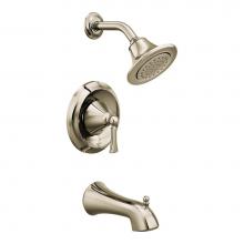 Moen T4503NL - Wynford Posi-Temp Single-Handle 1-Spray Tub and Shower Faucet in Polished Nickel