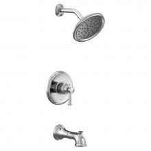 Moen UT2313EP - Belfied M-CORE 2-Series Eco Performance 1-Handle Tub and Shower Trim Kit in Chrome (Valve Sold Sep