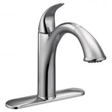 Moen 7545C - Camerist One-Handle Pullout Kitchen Faucet Featuring Power Clean and Reflex, Chrome