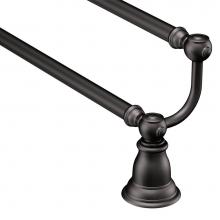 Moen YB5422WR - Wrought Iron 24'' Double Towel Bar