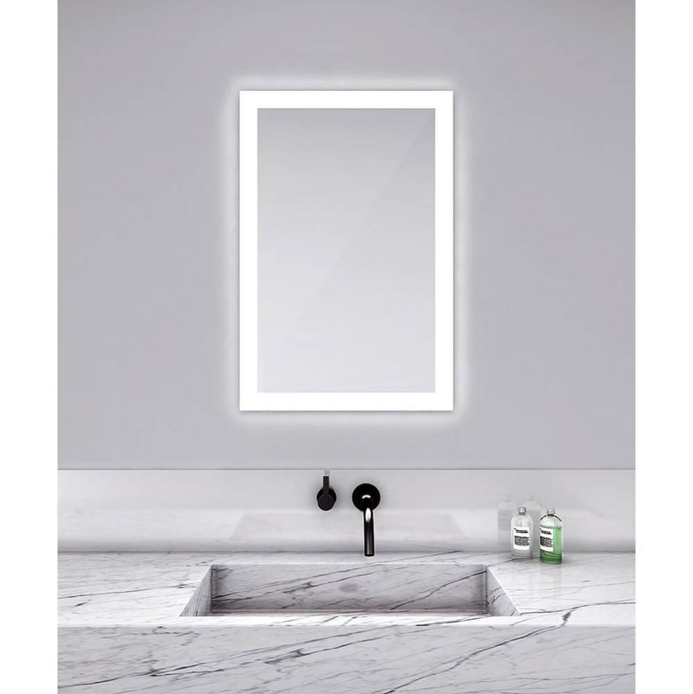 Silhouette 24w x 36h Lighted Mirror with Keen