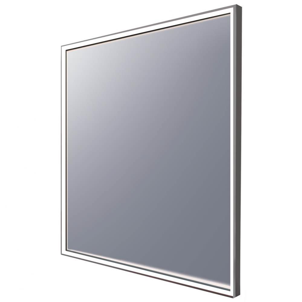 Radiance 23w x 34.75h Silver Framed  Lighted Mirror with lights around all 4