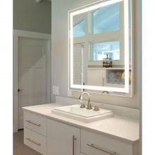 Electric Mirror INT-4242-AE - Integrity 42x42 Lighted Mirror with Ava