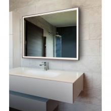 Electric Mirror RADP-5834-03A - Radiance - Silver Frame Lighted Mirror