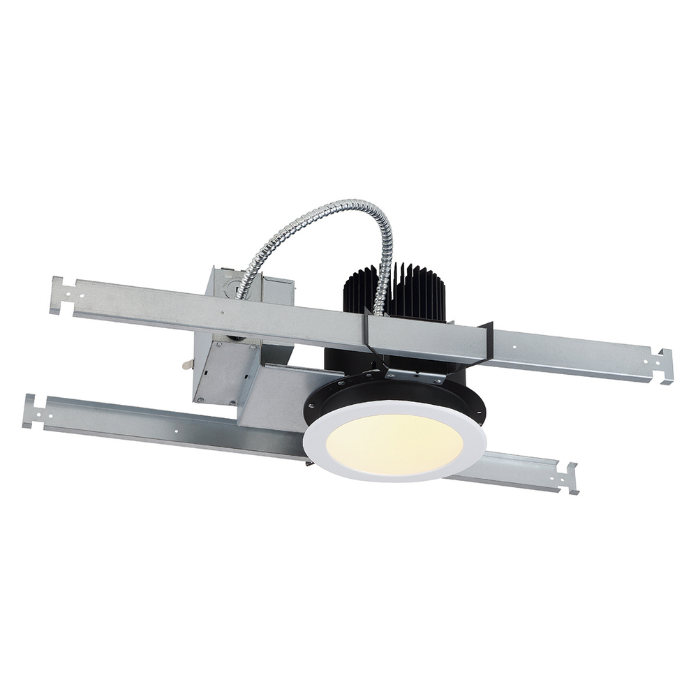 LED Rec, 6in, Nc Hsng, 60w, Wh/wht