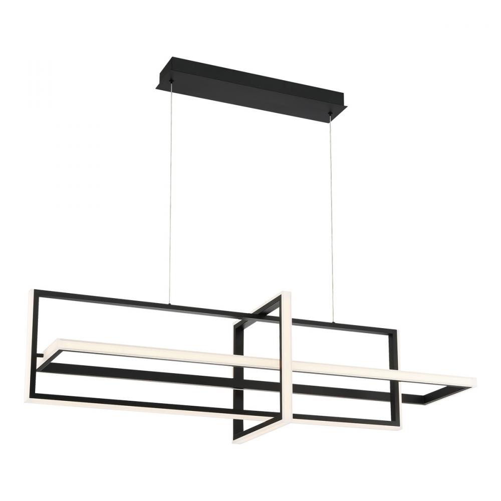 Bordo, Lg LED Chandelier, Blk