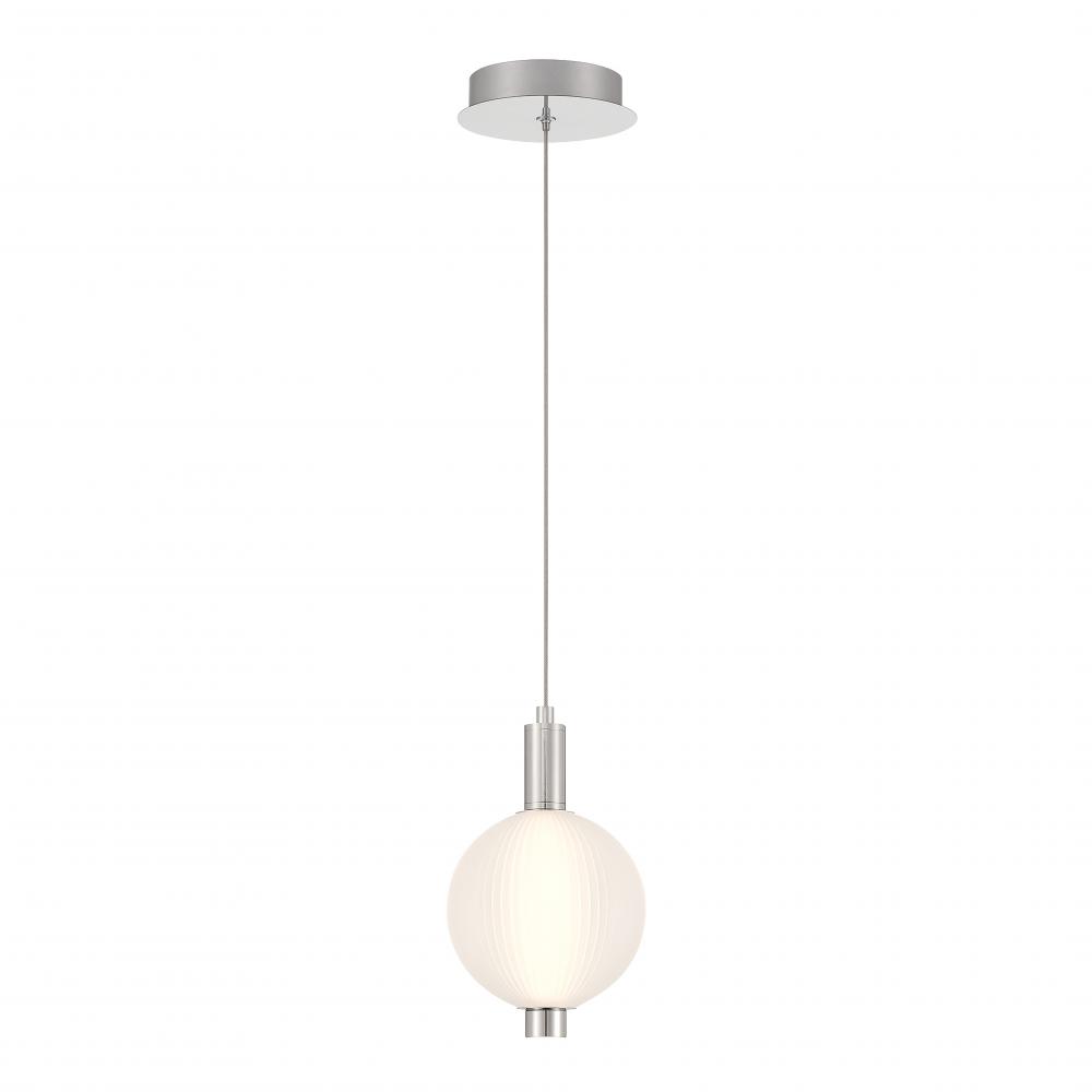 Palmas 10&#34; LED Pendant In Nickel