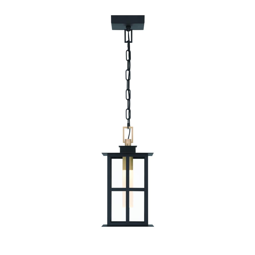 Greyson 16&#34; LED Pendant In Brass and Black