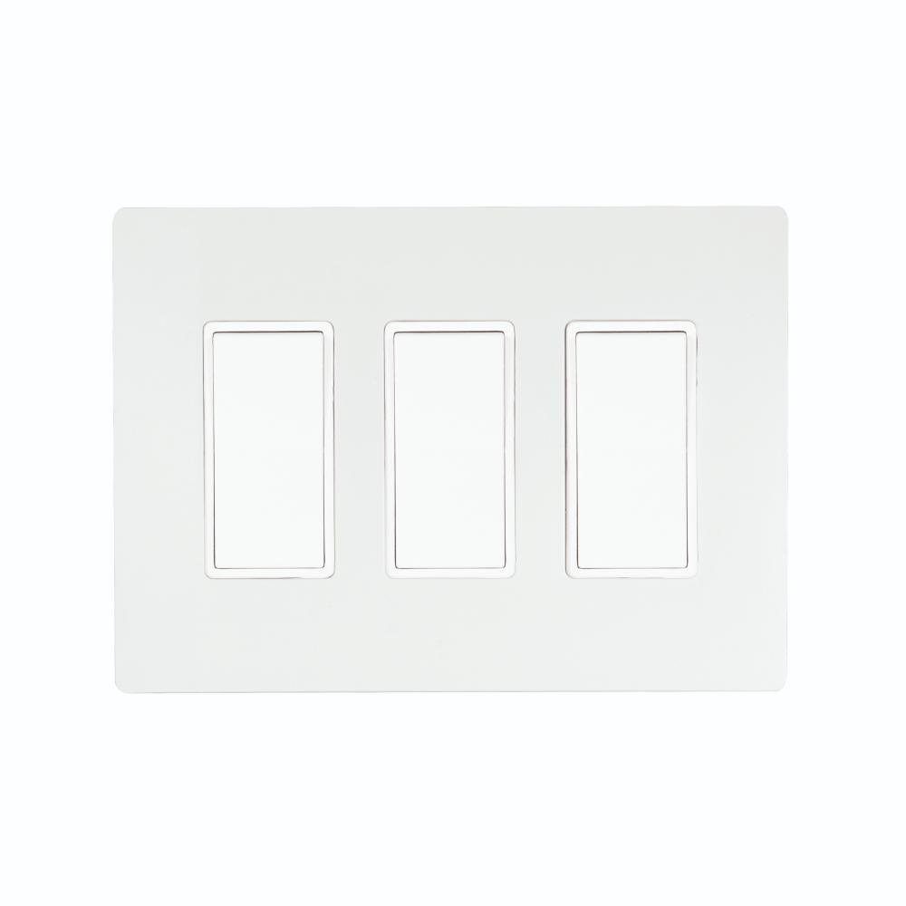 Eurofase EFSSPW3 On/Off Switch with White Screwless Plate and Box