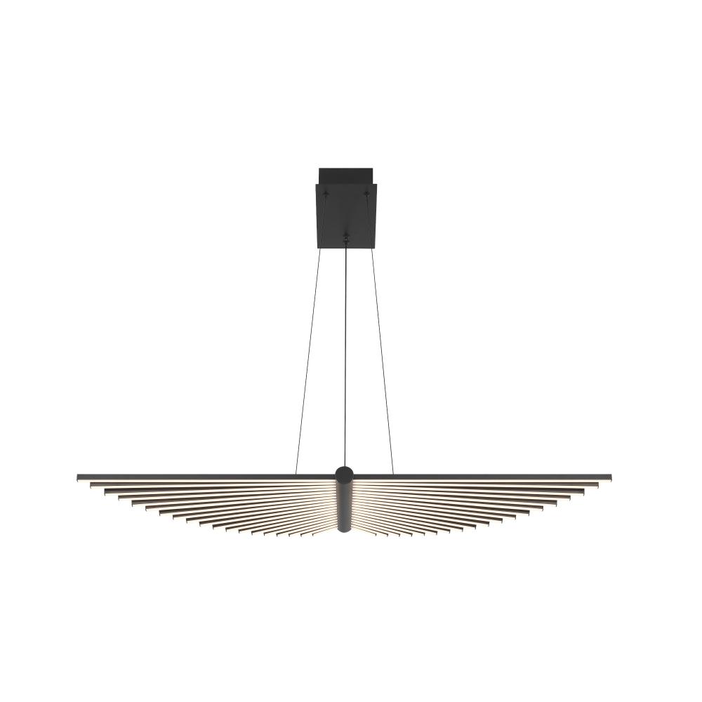 Seraph 1 Light 39.25&#34; Chandelier in Black