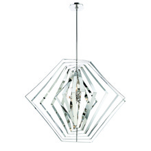 Eurofase 31888-011 - Downtown, 10LT LTChandelier, Chr