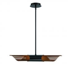 Eurofase 44478-018 - Umura 2 Light Chandelier in Black and Aged Gold