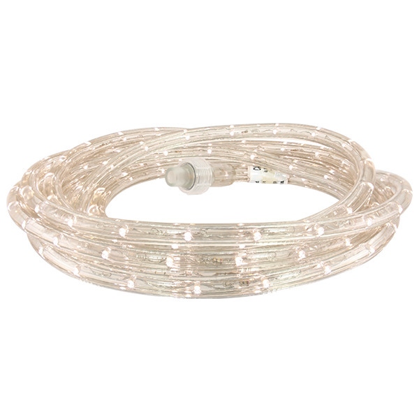 LED ROPE LT,150&#39; RL,120V,1/2&#34;DIAM,1&#34;SP VRT MT LED,3000K WHT,UL CU